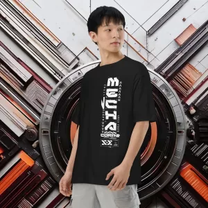 Mecha Corps Earth [Be Mecha Folio]-Unisex oversized t-shirt
