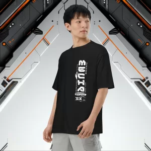 Mecha Corps Earth [Passion Caligraphy Folio]-Unisex oversized t-shirt